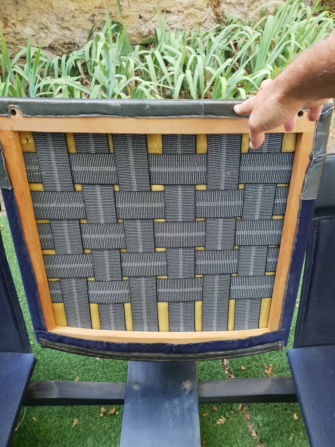 3 seater leather sofa 1970