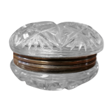 Crystal candy, silver metal