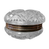 Crystal candy, silver metal