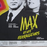 Original cinema poster "max and the ferrailleurs" romy schneider