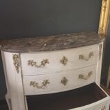 Patinated chest of drawers Louis XV style
