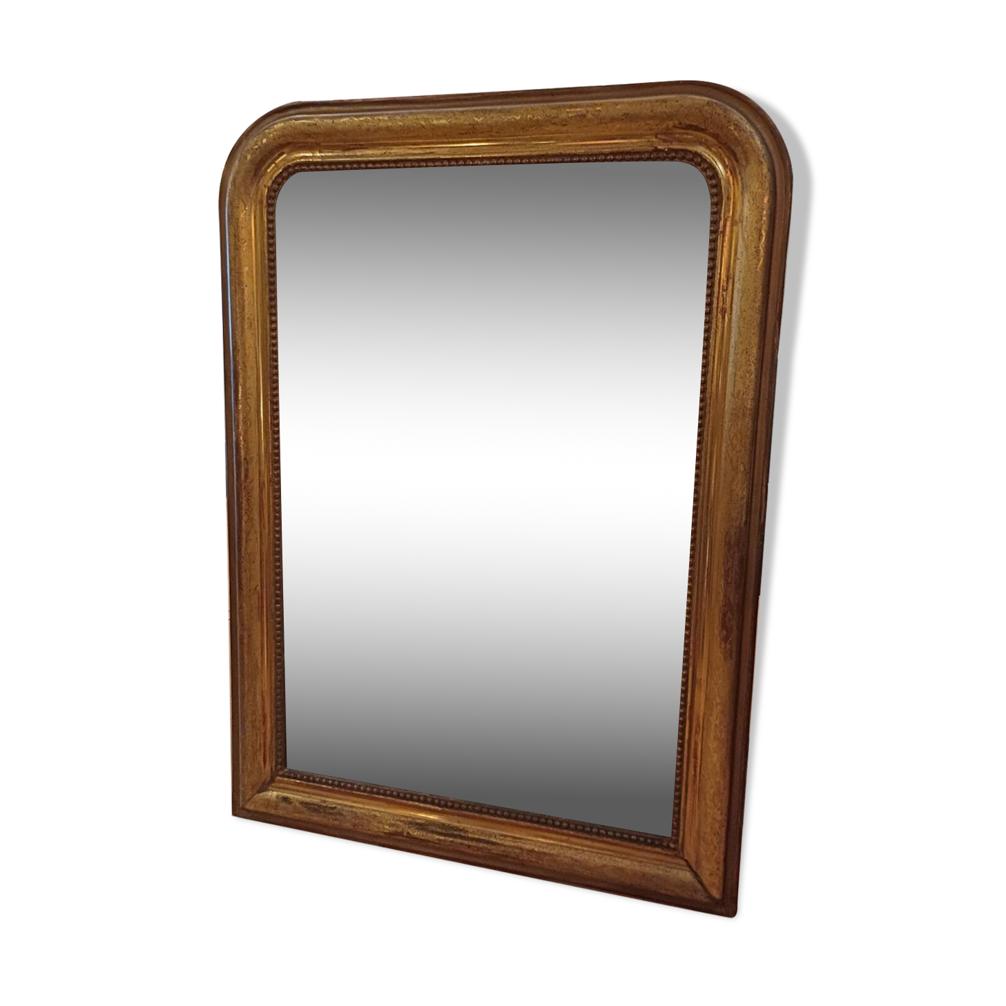 Gilded mirror Louis Philippe 19th. 1.10m /67cm