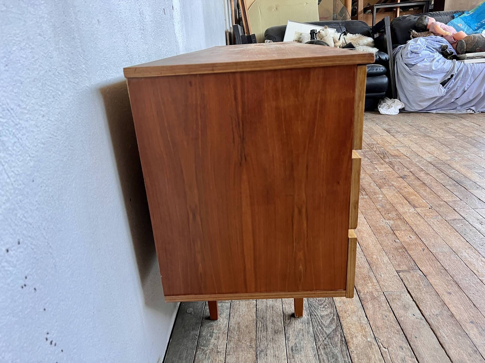 VINTAGE ENFILADE BAHUT TV STAND HIFI LEGRAND SCANDINAVE 1950