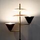 Lampada da terra due luci di Stilnovo, anni '50