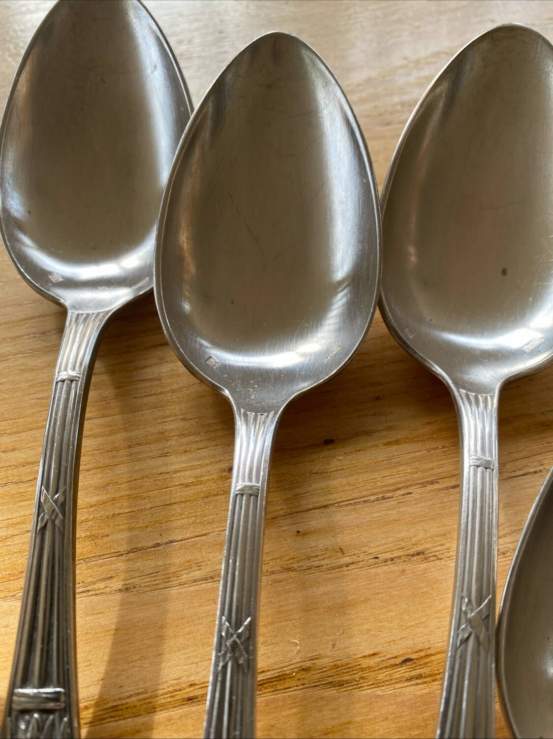 13 Apollo spoons - Silver 84g - St. Louis XVI