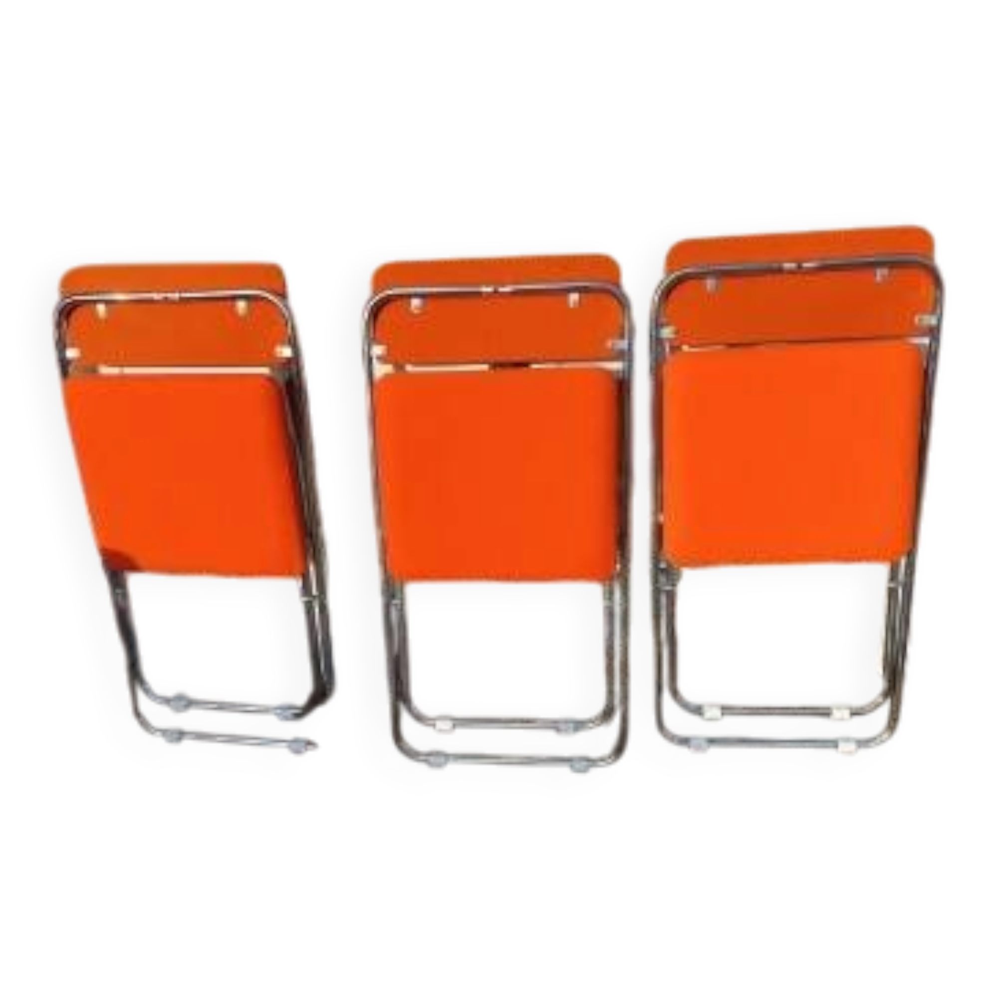 3 folding chairs: Framar
