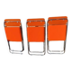 3 folding chairs: Framar
