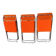 3 folding chairs: Framar