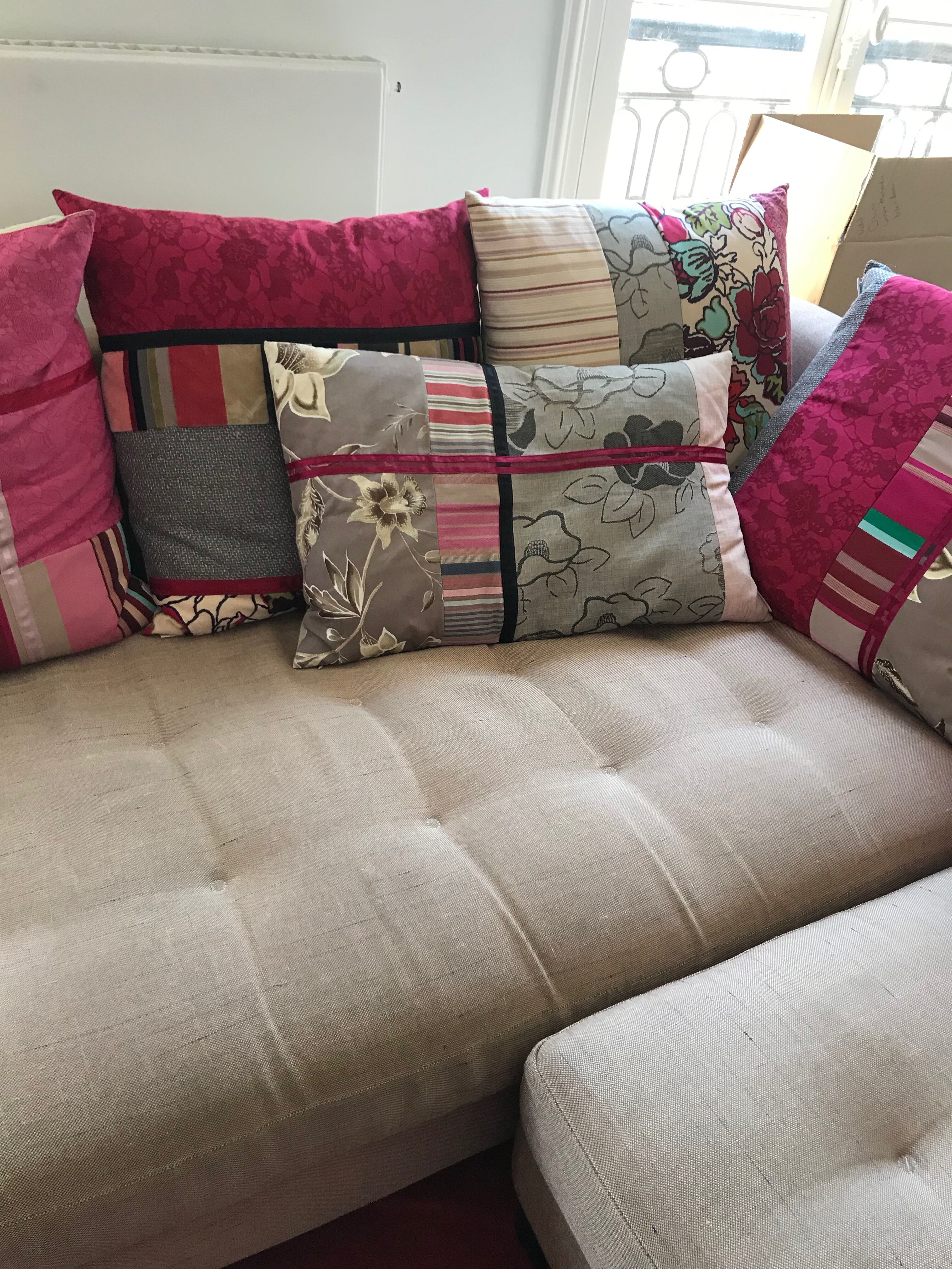 Modular sofa Roche Bobois Kansai cushions Kenzo Selency