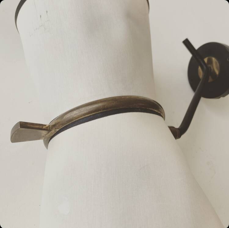 Vintage Modernist Wall Lamp by Arlus XXL