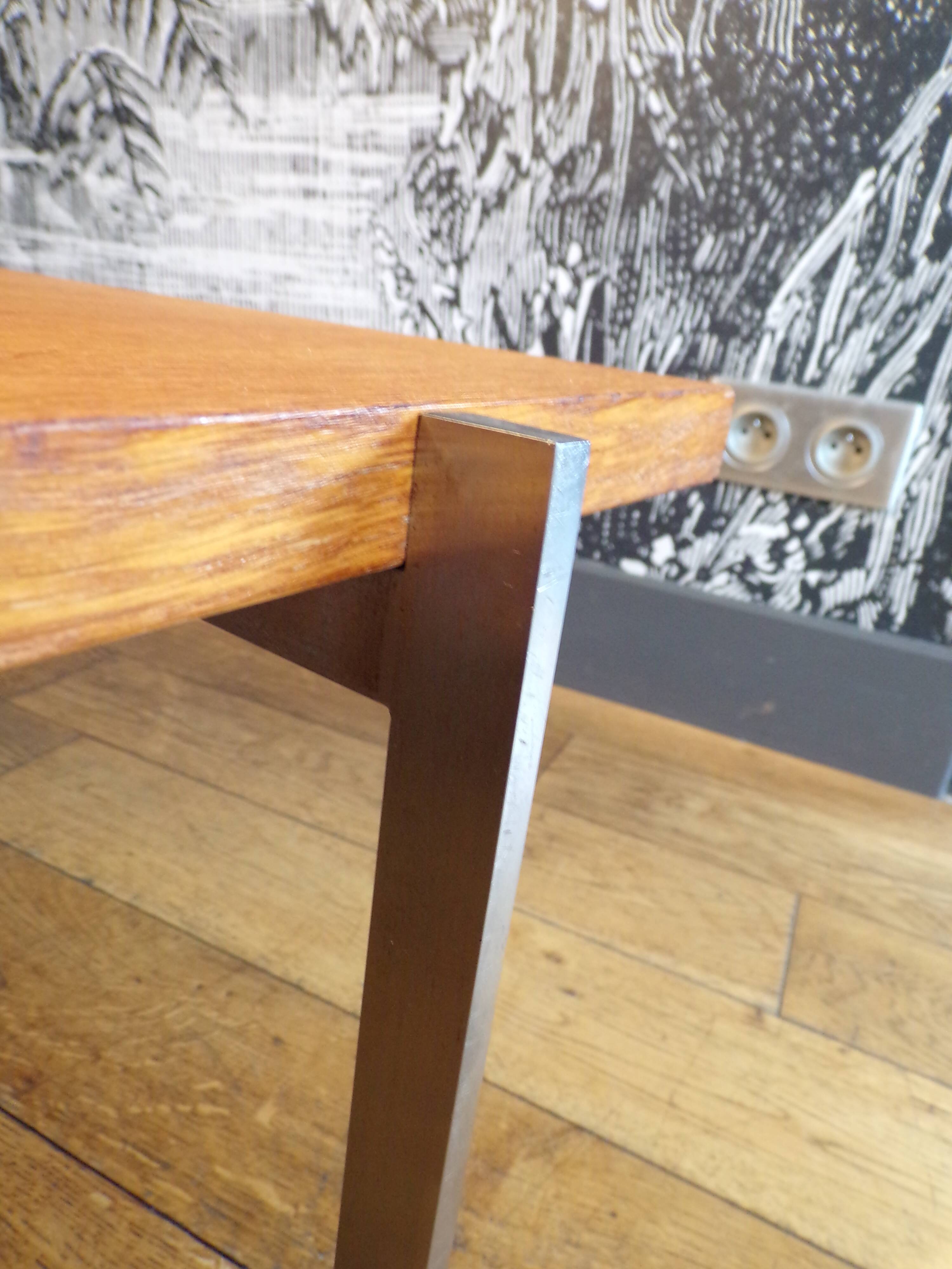 PK61 coffee table with ash top by Poul Kjaerholm for E.Kold Christensen