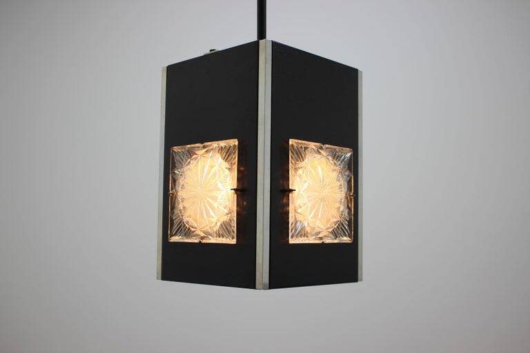 Suspension mid-century Napako, conçue par Josef Hurka, années 1970.