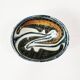 Ceramic bowl with an organic motif, Czechoslovakia, 1970s.