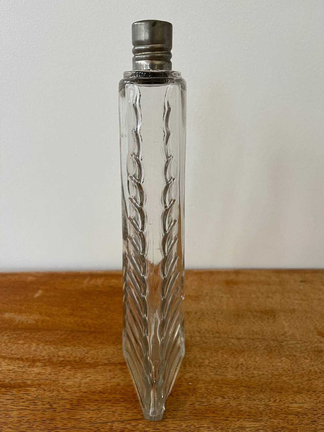 Art Deco glass bottle