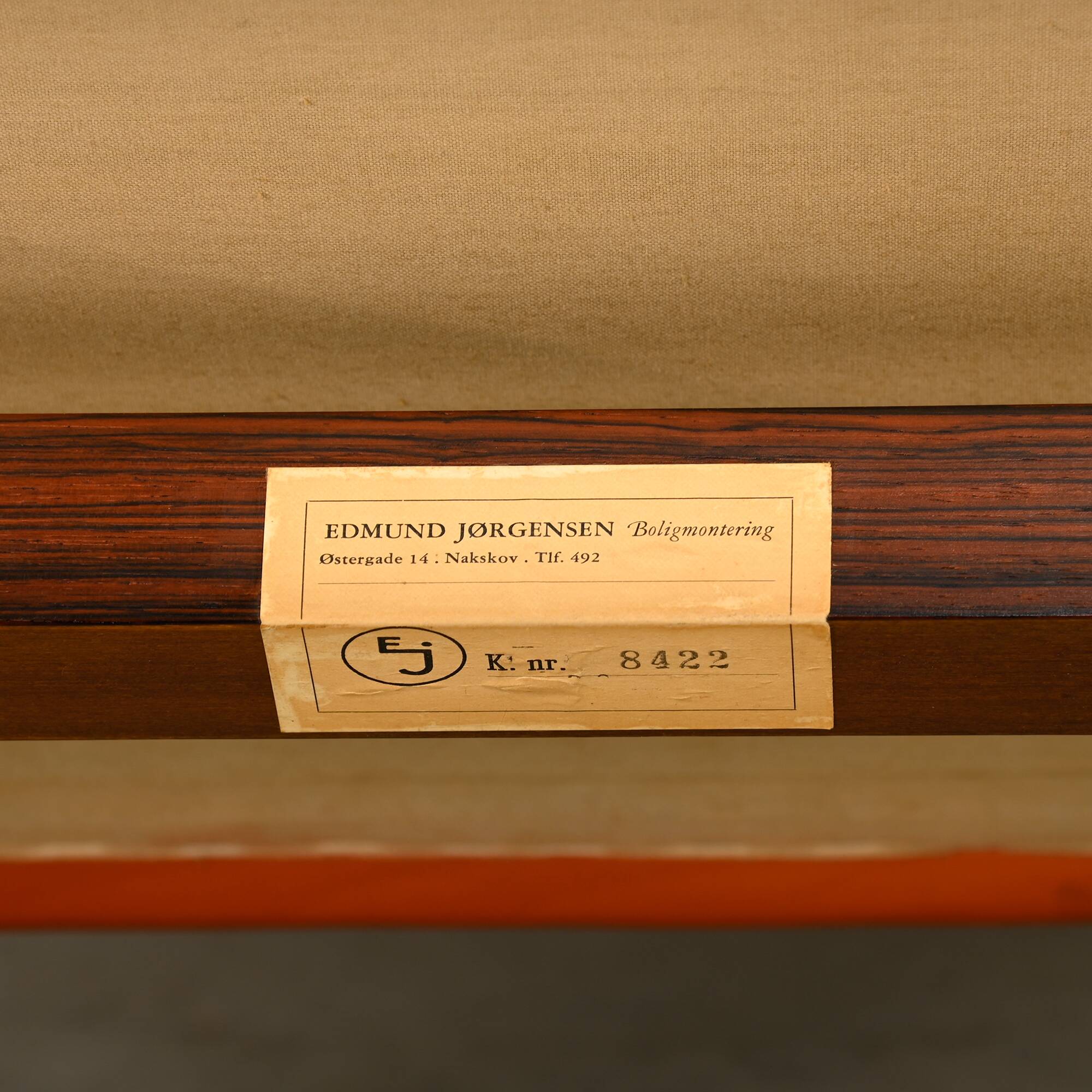 Illum Wikkelsø Wingback Armchair Model 110 in Cognac Leather, Denmark 1960s