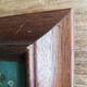 Painting oil painting bouquet wood frame signed pagano