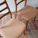 2 vintage Scandinavian wooden chairs from the 1960s.