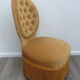 Gold low chair