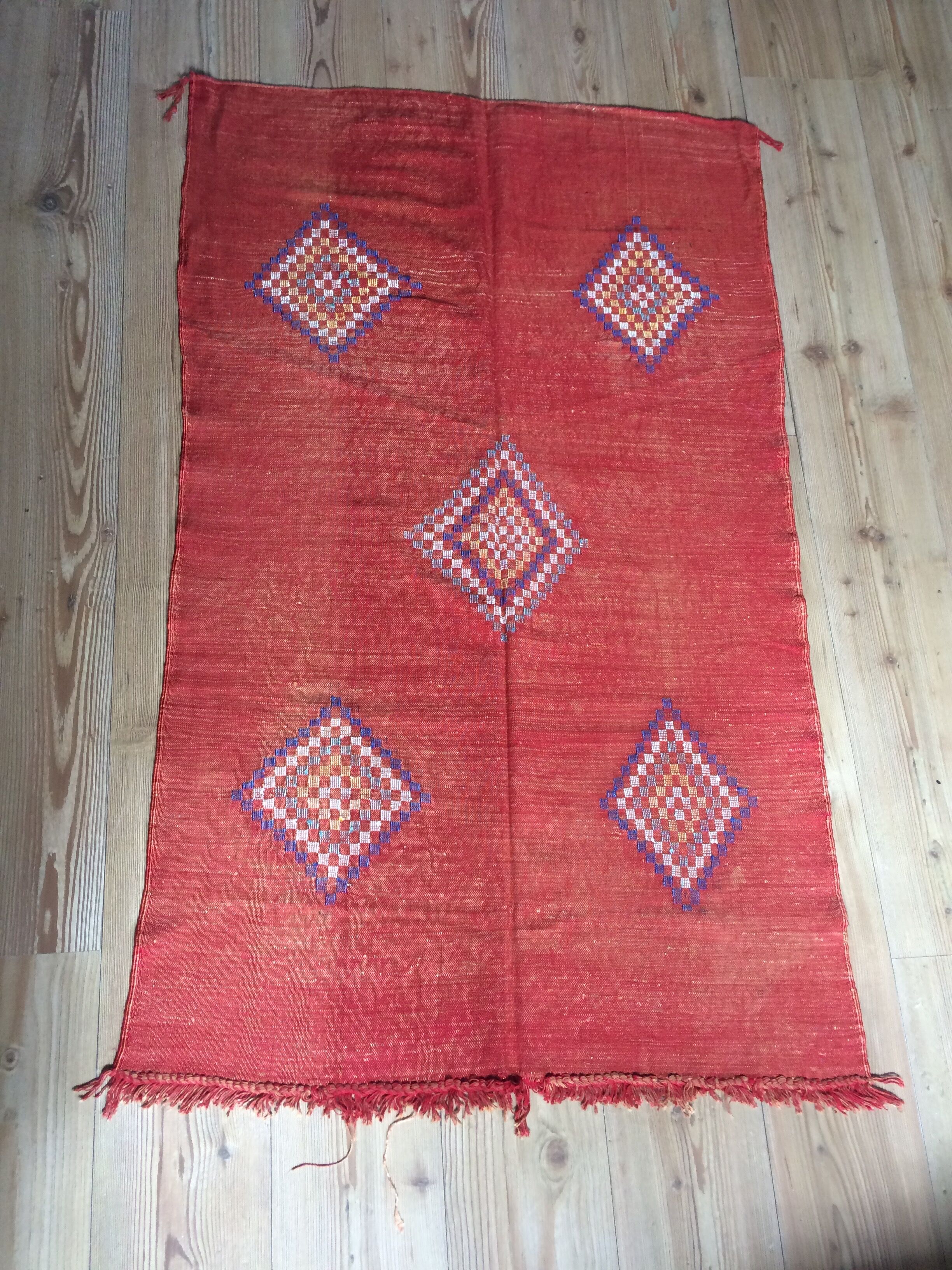 Kilim Sabra red carpet 85x145cm