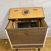 Mid Century Retro Teak & Lamination Cocktail Bar Cabinet (Circa 1950–1960)