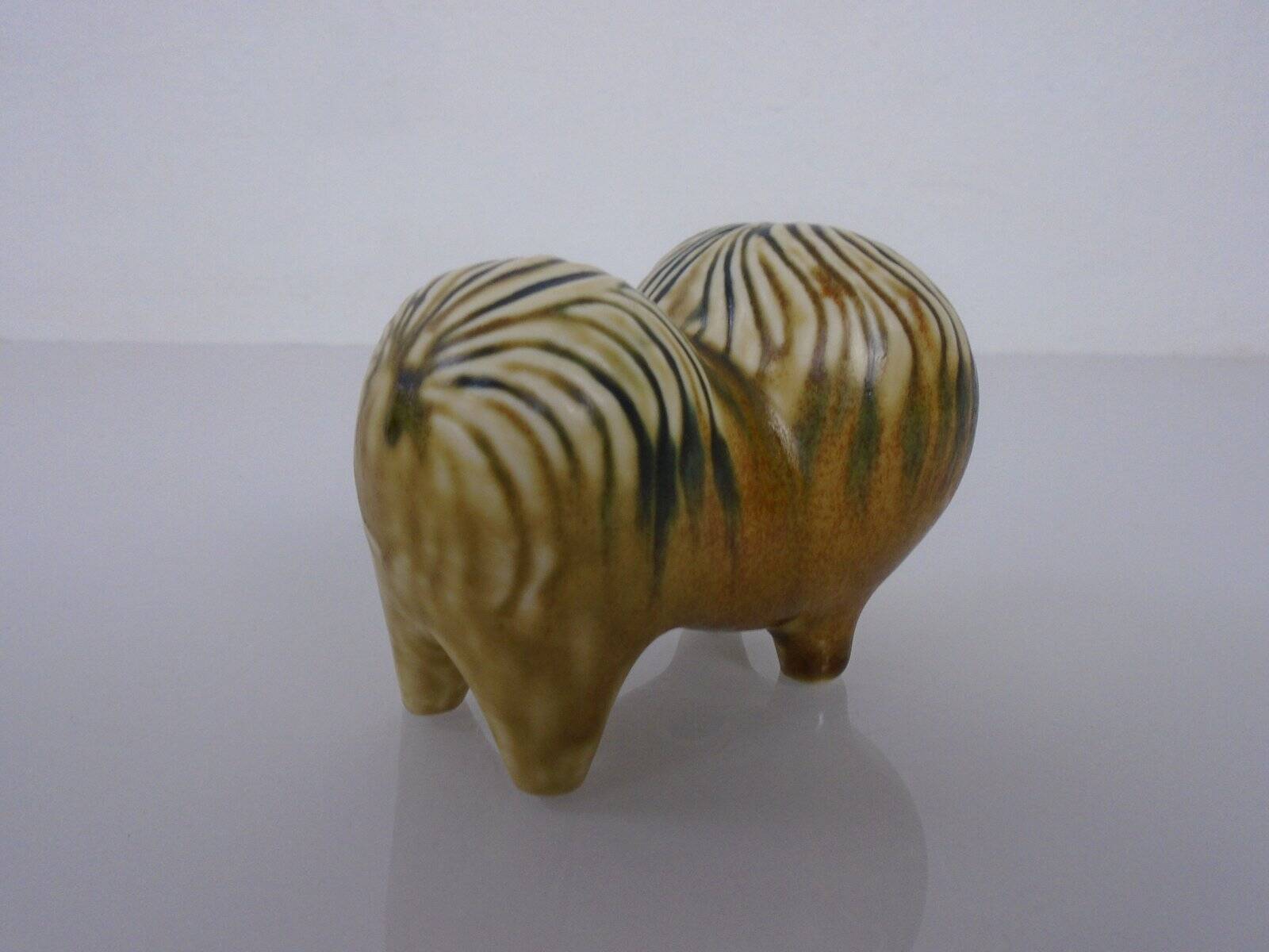 Pekingese ceramic dog by Lisa Larson for Gustavsberg, Denmark, 1970s