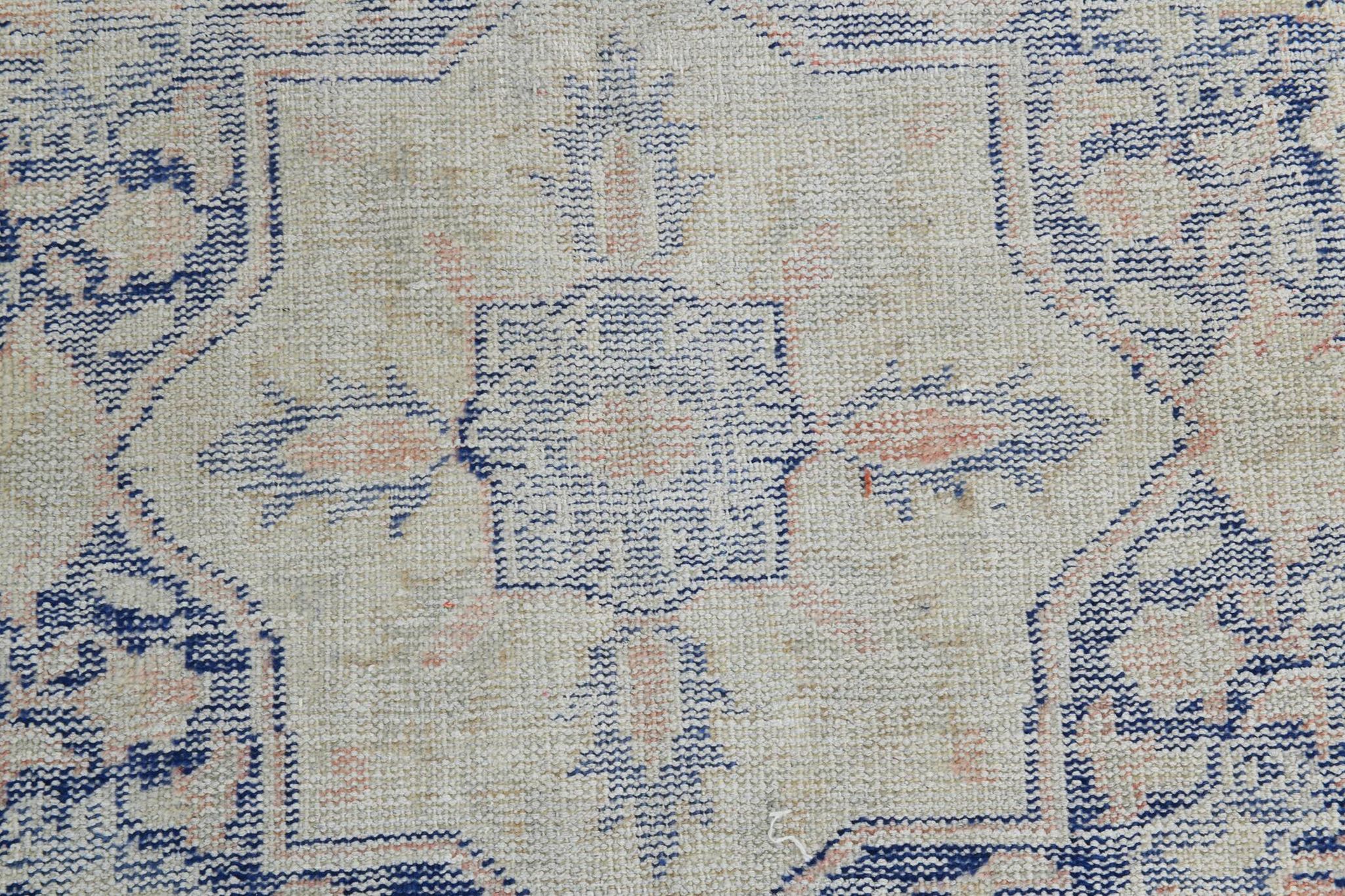 9x12 Pale Red & Blue Vintage Persian Rug, 275x353Cm