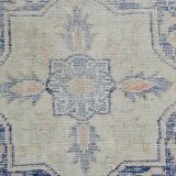 9x12 Pale Red & Blue Vintage Persian Rug, 275x353Cm