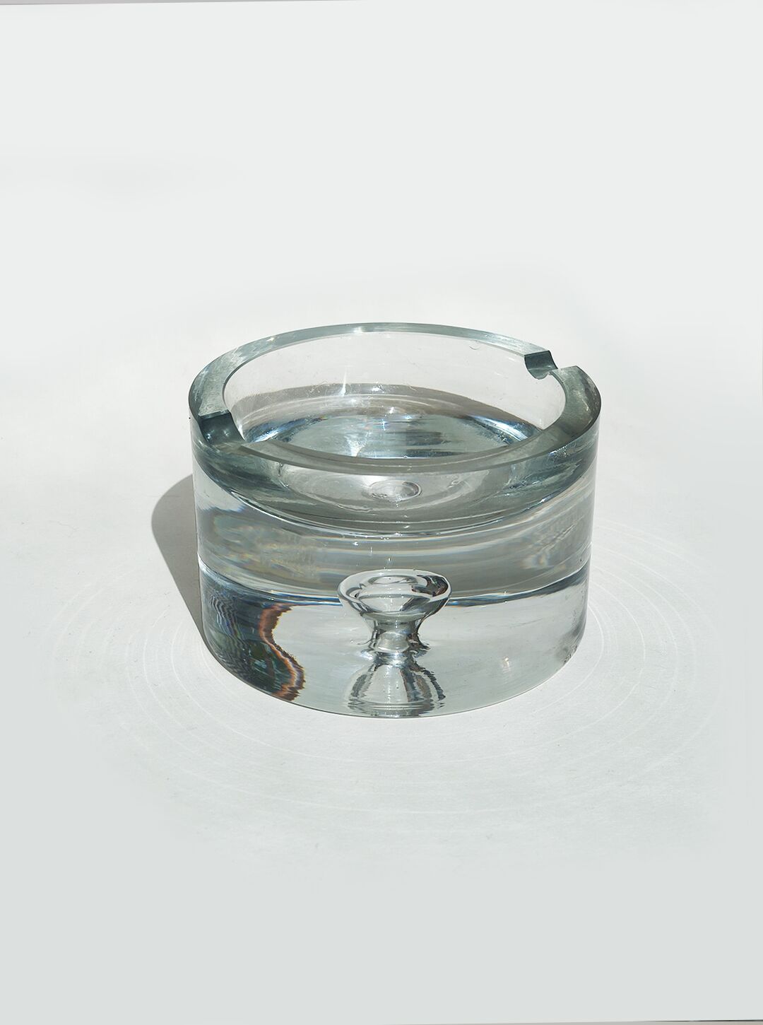 Cendrier en verre