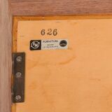 Kai Kristiansen 3 bay teak wall unit with desk, Denmark, 1960s