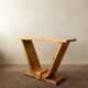 Art Deco Revival Burl Console Table, 1980s-1990s