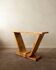 Art Deco Revival Burl Console Table, 1980s-1990s