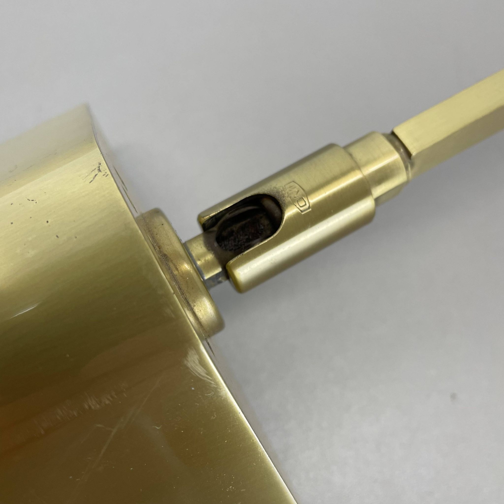 Large 77cm  omi swing arm brass acryl glass wall light italy 1970s