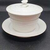 Cup with plate and lid