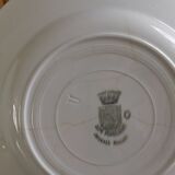 4 plates Terre de Fer Saint Amand and Hamage model "Chicory Williot"