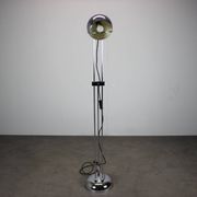 Adjustable Italian chrome floor lamp Space Age, 1960s