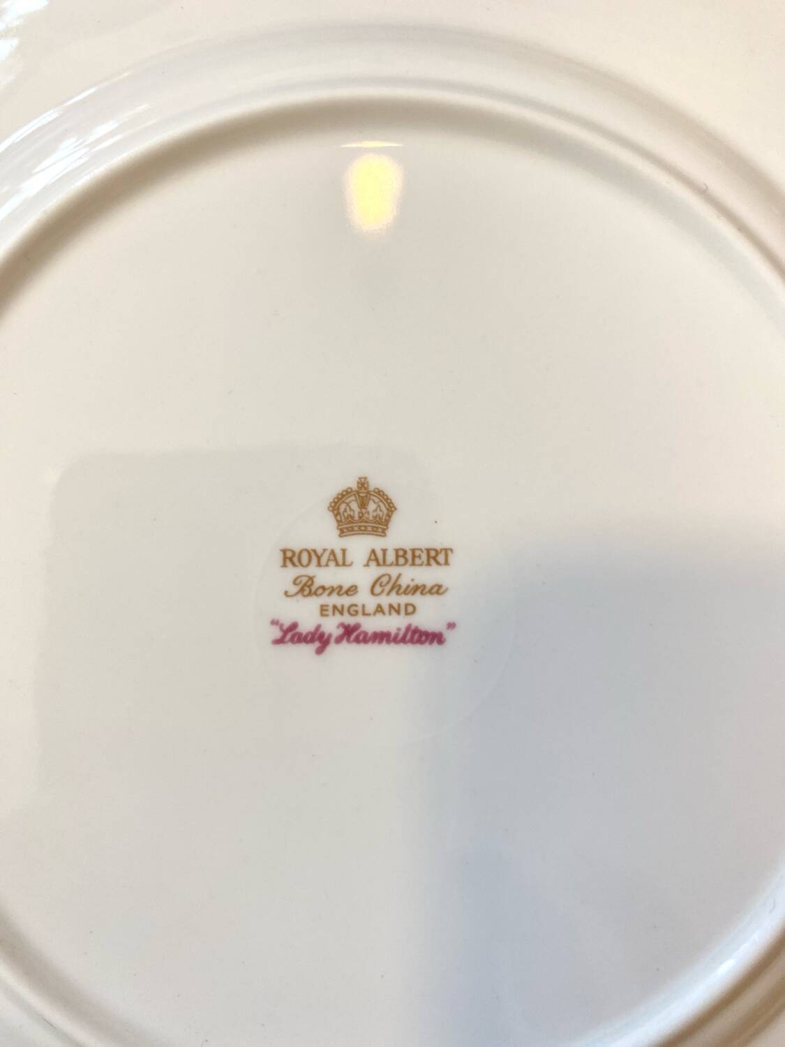 Small plates Royal Albert Lady Hamilton