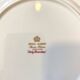 Petites assiettes Royal Albert Lady Hamilton