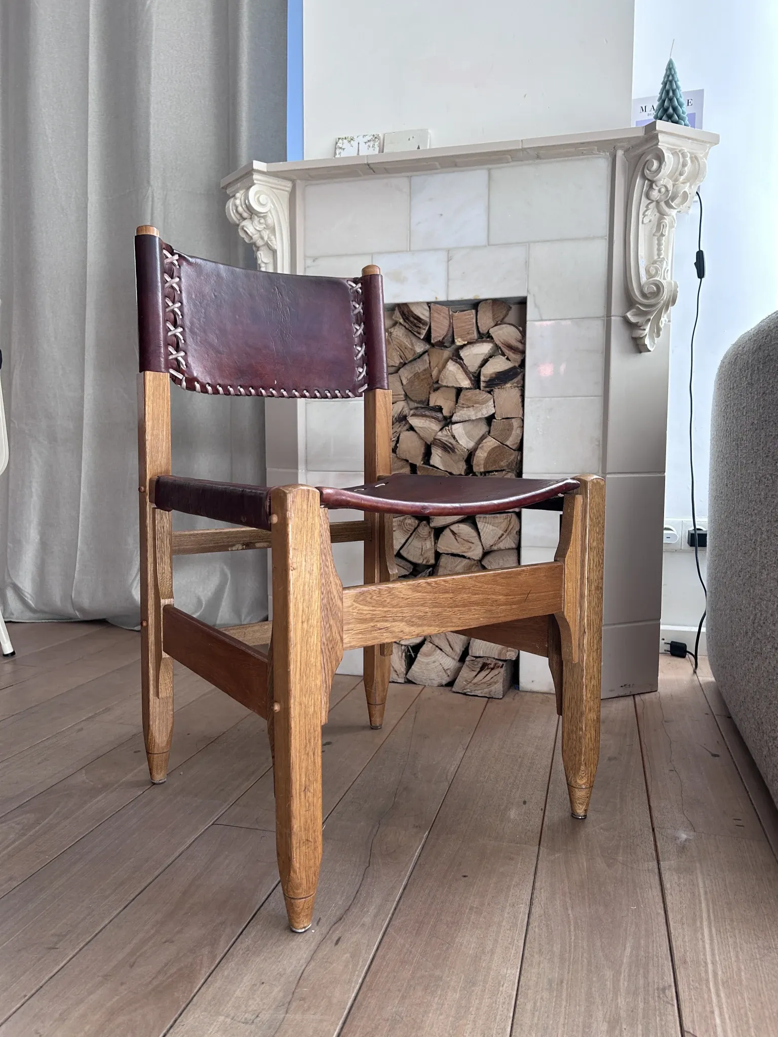 Vintage brutalist chair