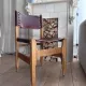 Vintage brutalist chair