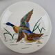 Gien service model birds in polychrome earthenware hand painted