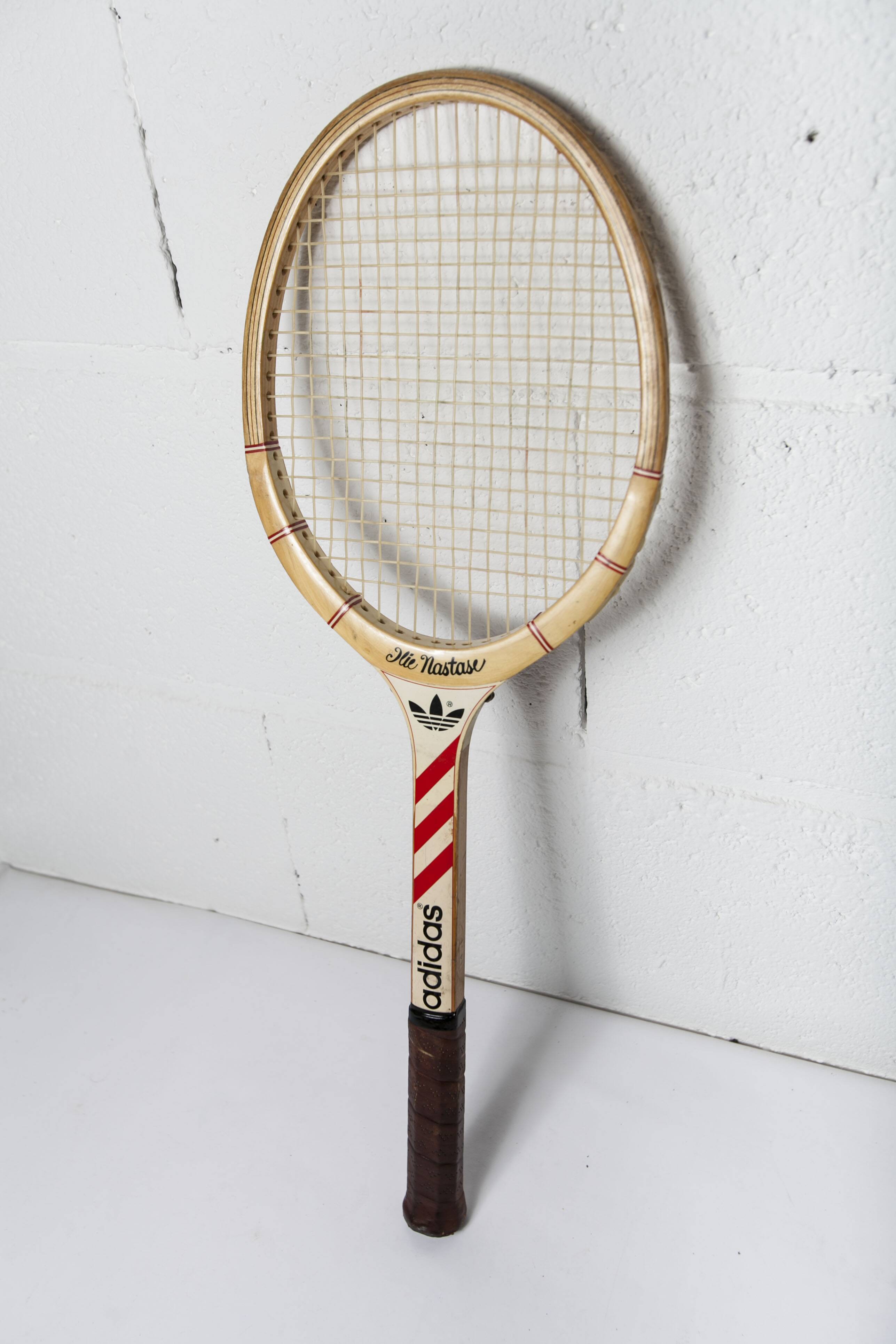 Adidas Ilie Nastase 70's tennis racket