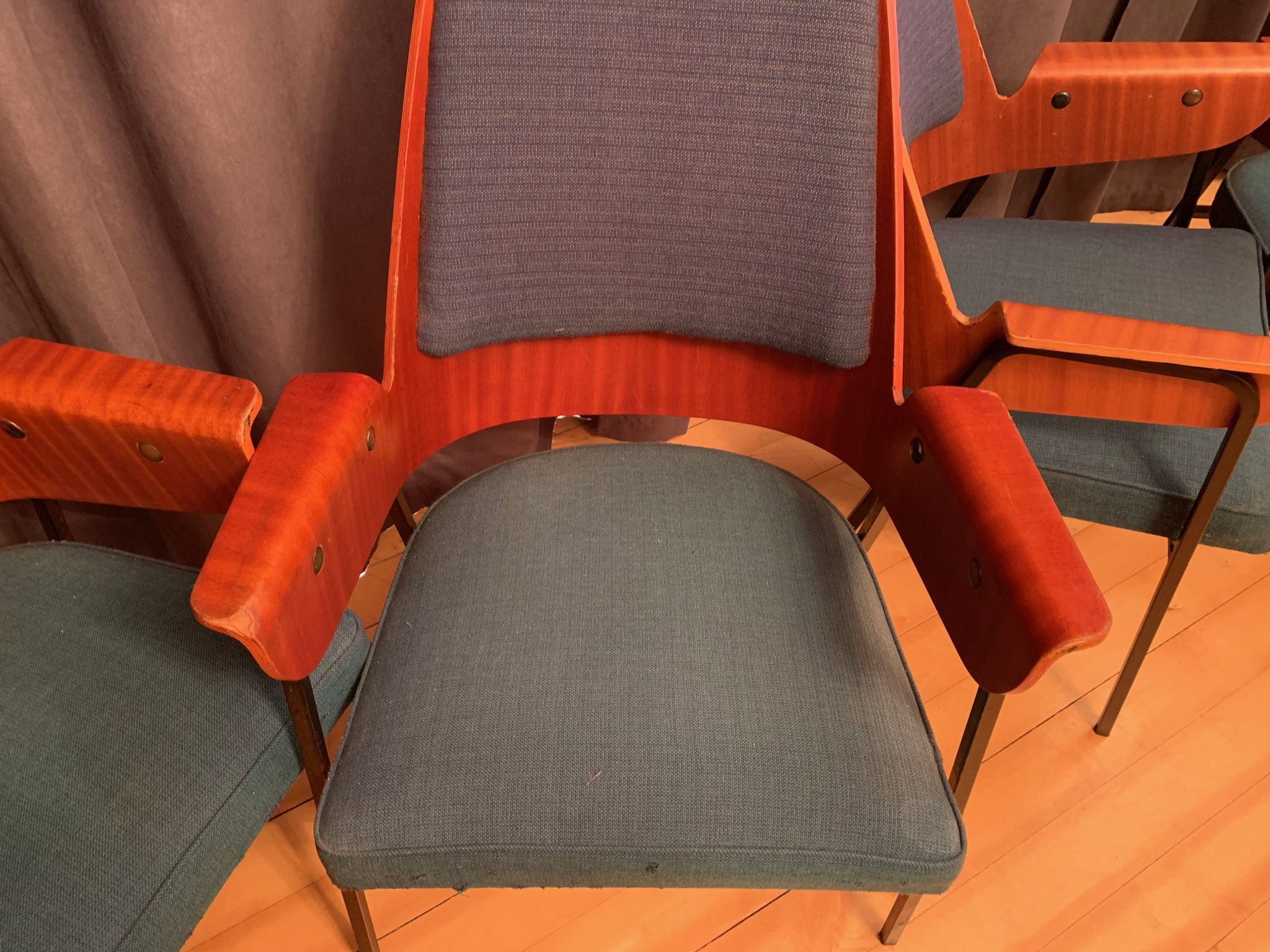 Set of four chairs, 1960s