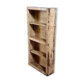 Etagère murale Art déco en teck birman ancien
