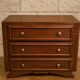 Art Deco commode in mahogany and stained wood