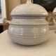 Ceramic pottery, white soup tureen