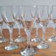 Service de 7 verres à vin