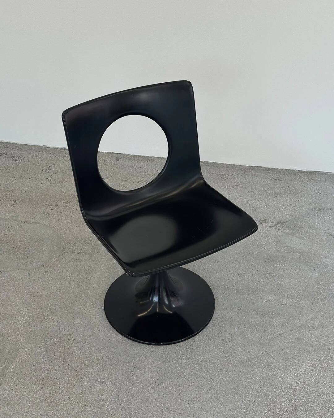 Black Afo-Seat 2001 swivel chair by Carl Gustaf Hiort af Ornäs