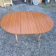 Table scandinave extensible en teck des années 60