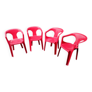 4 fauteuils STAMP  3000, by Henry Massonnet