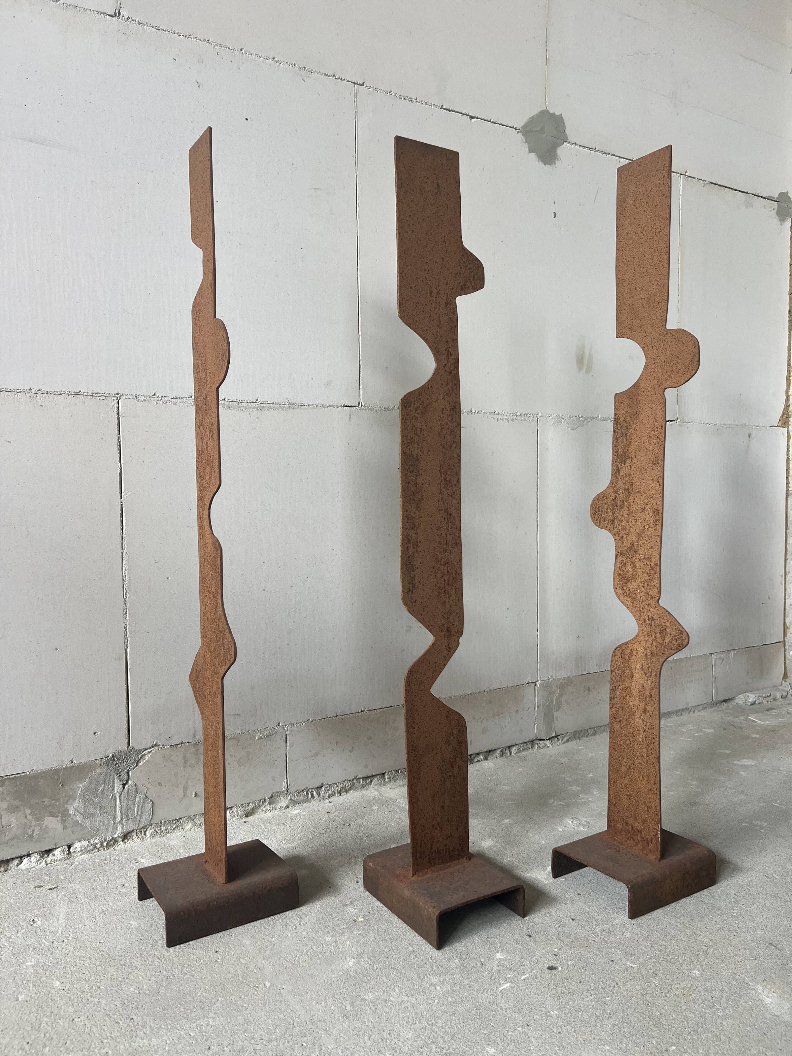 Abstract Steel Sculpture, Netherlands, 1970s